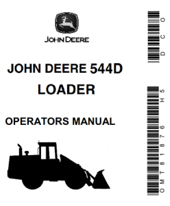John Deere 544D Loader Operator's Manual