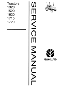 New Holland Ford 1320, 1520, 1620, 1715, 1720, 1920, 2120, 3415 Tractors Service Repair Manual