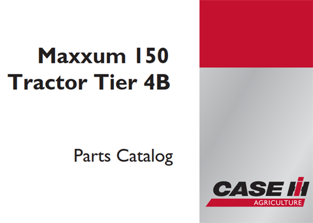 Case IH Maxxum 150 Tractor - Tier 4B Parts Catalog