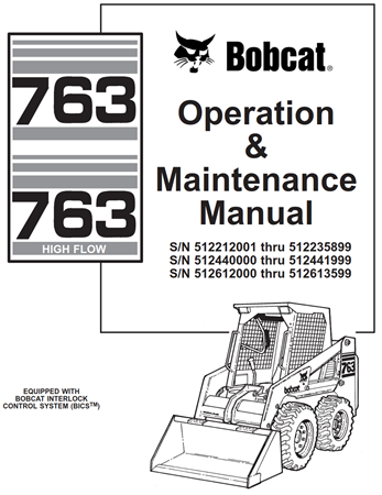 Bobcat 763, 763 High Flow Skid Steer Loader