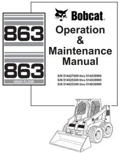 Bobcat 863, 863 High Flow Skid Steer Loader