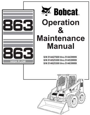 Bobcat 863, 863 High Flow Skid Steer Loader