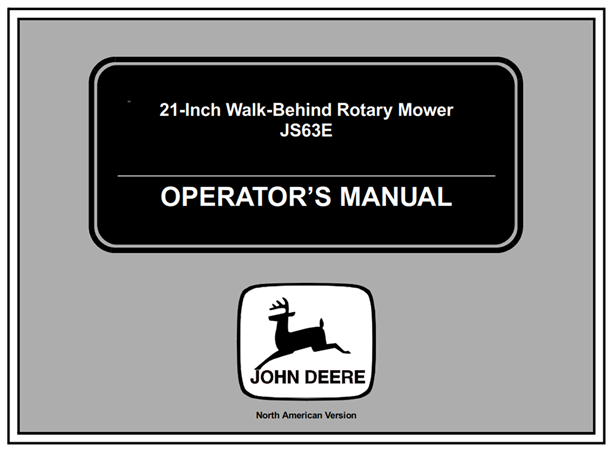 John Deere JS63E 21-Inch Walk-Behind Rotary Mower