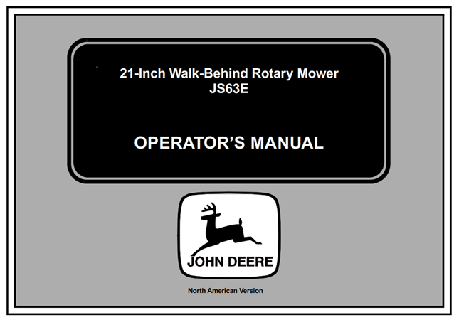 John Deere JS63E 21-Inch Walk-Behind Rotary Mower