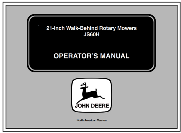John Deere JS60H 21-Inch Walk-Behind Rotary Mowers