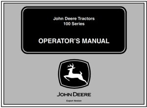 John Deere 100 Series Tractors