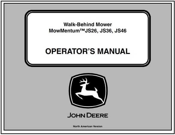 John Deere MowMentum JM26, JM36, JM46 Walk-Behind Mower