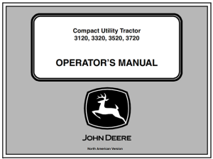 John Deere 3120, 3320, 3520, 3720 Compact Utility Tractors