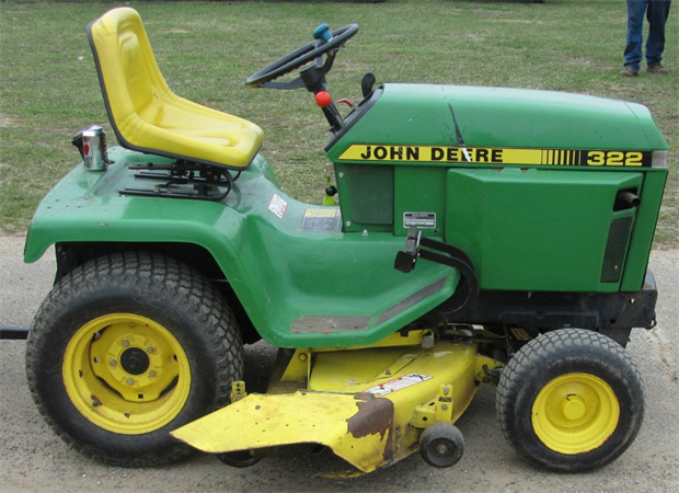 John Deere 322 Lawn and Garden Tractor Operator's Manual