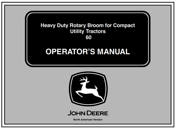 John Deere 60 Heavy Duty Rotary Broom