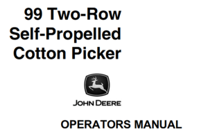John Deere 99 Two-Row Self-Propelled Cotton Picker
