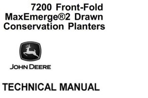 John Deere 7200 Front-Fold MaxEmerge2 Drawn Conservation Planters
