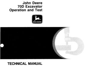 John Deere 70D Excavator Operation and Test
