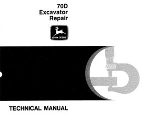 John Deere 70D Excavator Repair Technical Manual