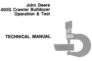 John Deere 400G Crawler Bulldozer Operation and Test