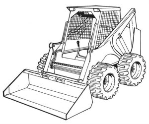 Bobcat 873, 883 Skid Steer Loader Hydraulic & Electrical Schematic