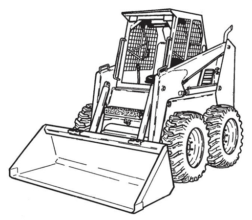 Bobcat 953 Skid Steer Loader Hydraulic & Electrical Schematic