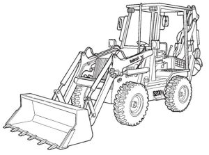 Bobcat B200 Loader Backhoe Hydraulic & Electrical Schematic