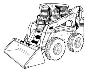 Bobcat S300 Skid Steer Loader Hydraulic & Electrical Schematic