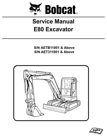 Bobcat E80 Excavator Service Repair Manual